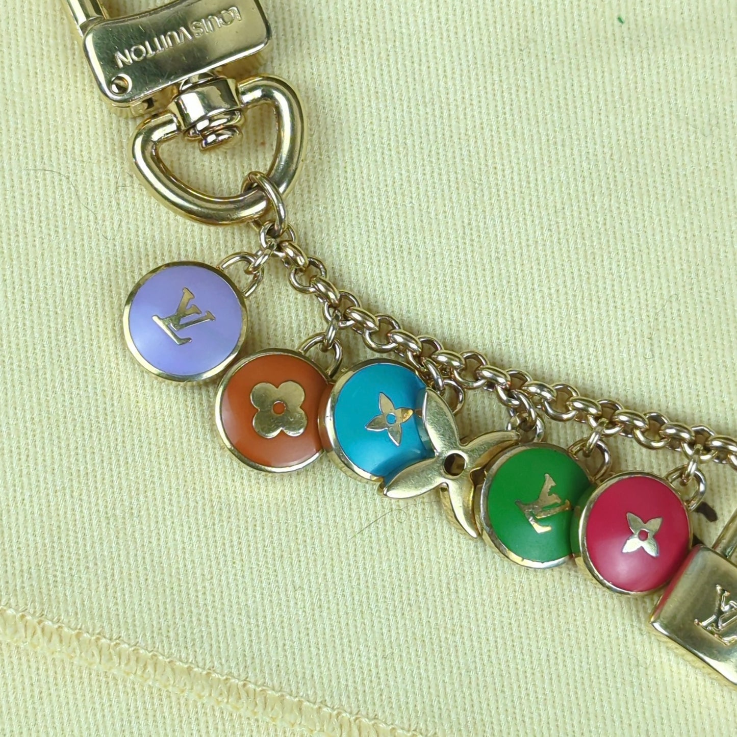 Multicolor Pastilles Bag Charm / Key Chain