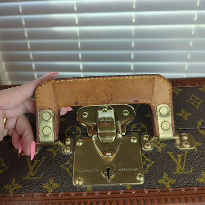 Louis Vuitton Vintage 1960 Monogram Bisten 60 Trunk