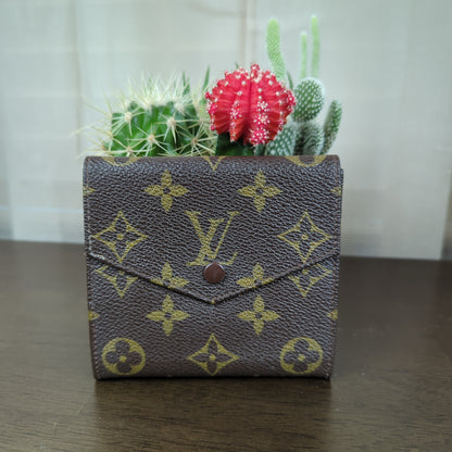 Elise Monogram Tri-Fold Wallet