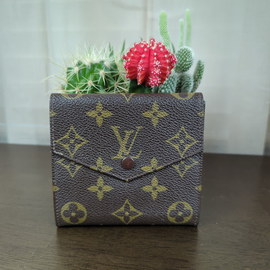 Elise Monogram Tri-Fold Wallet