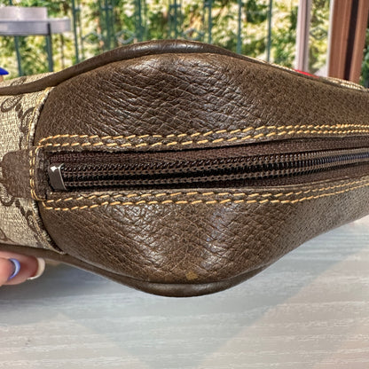 Gucci Vintage GG Web Sherry Line Clutch Bag