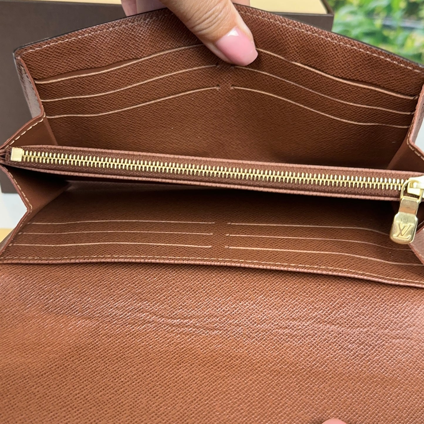 Louis Vuitton Monogram Sarah Wallet New Model