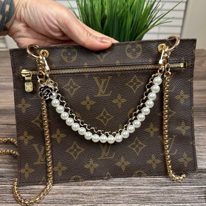 Louis Vuitton Randonnee Pouch Converted to Crossbody Clutch