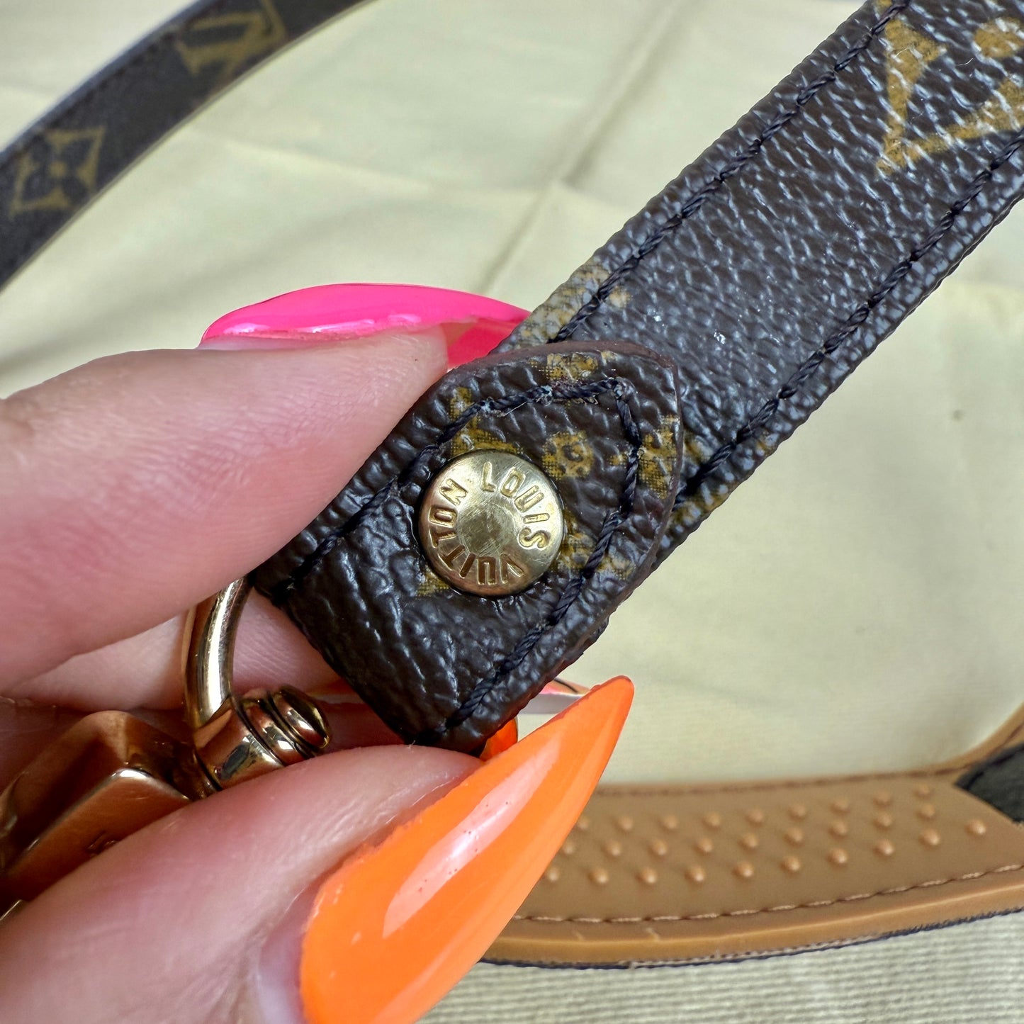 Monogram Canvas Shoulder Strap with Comfort Pad