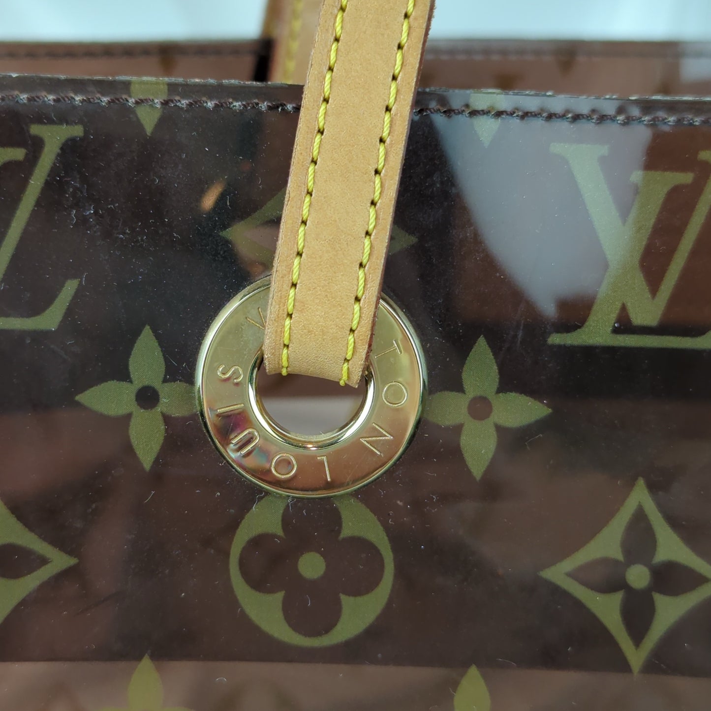 Limited Edition Monogram Vinyl Ambre Cruise Tote Bag