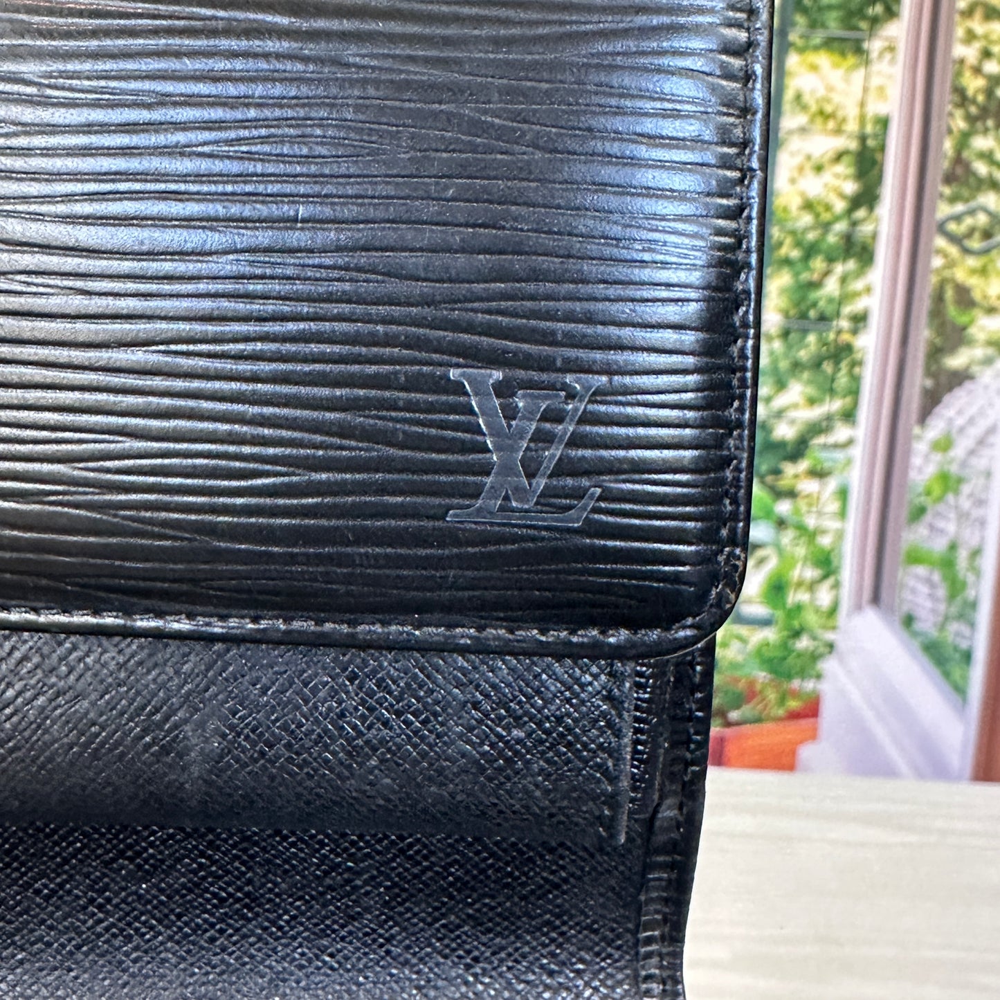 Louis Vuitton Black Epi Porte Tresor International Wallet