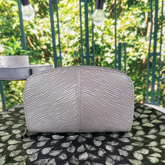 Louis Vuitton Lilac Epi Leather Demi-Lune Zip Wallet