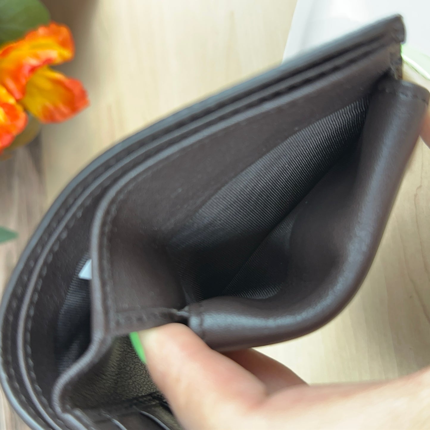 Gucci Micro GG Unisex Bifold Wallet Brown