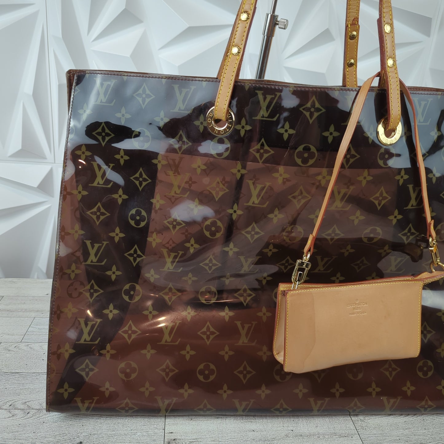 Limited Edition Monogram Vinyl Ambre Cruise Tote Bag
