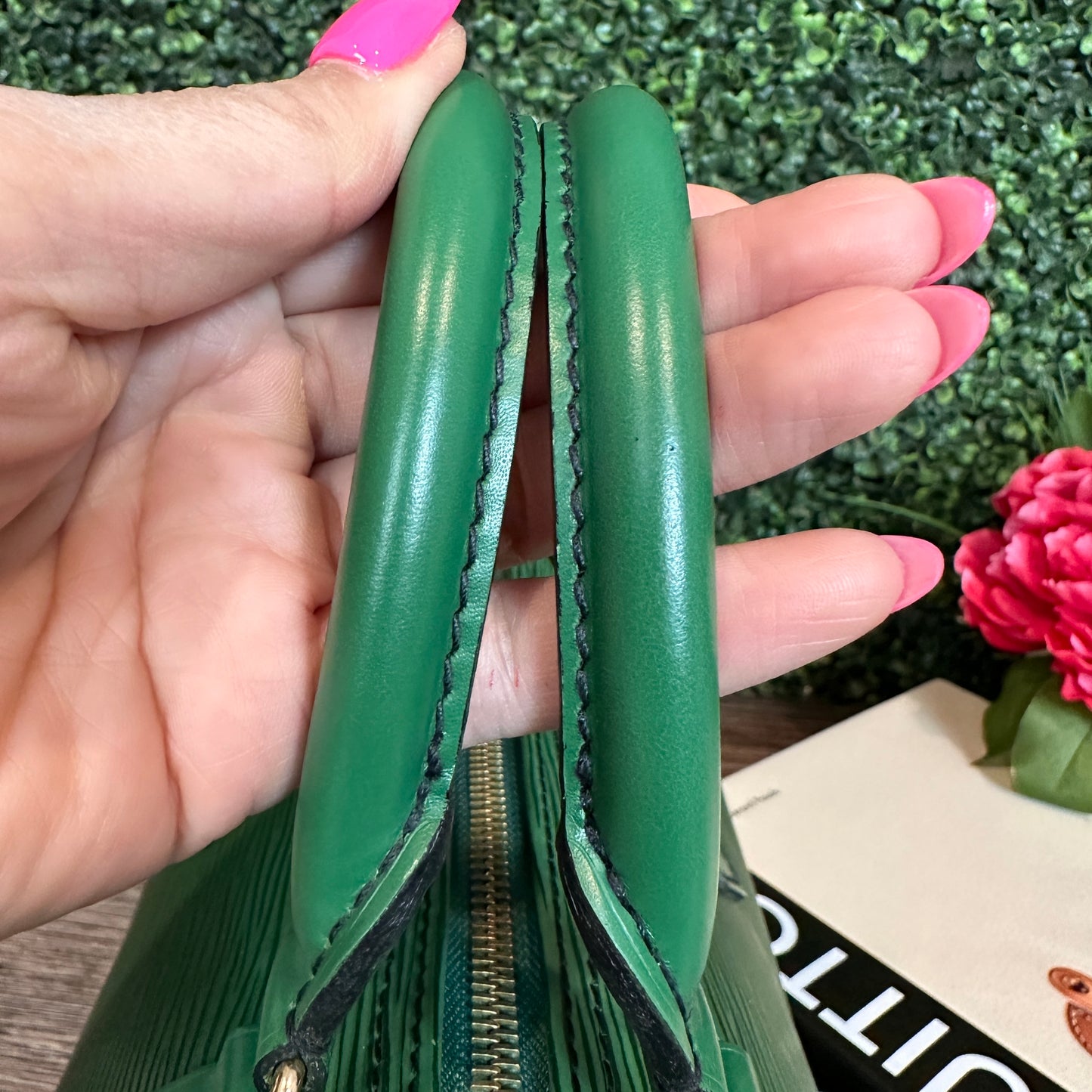 Louis Vuitton Speedy 25 Borneo Green Epi Leather