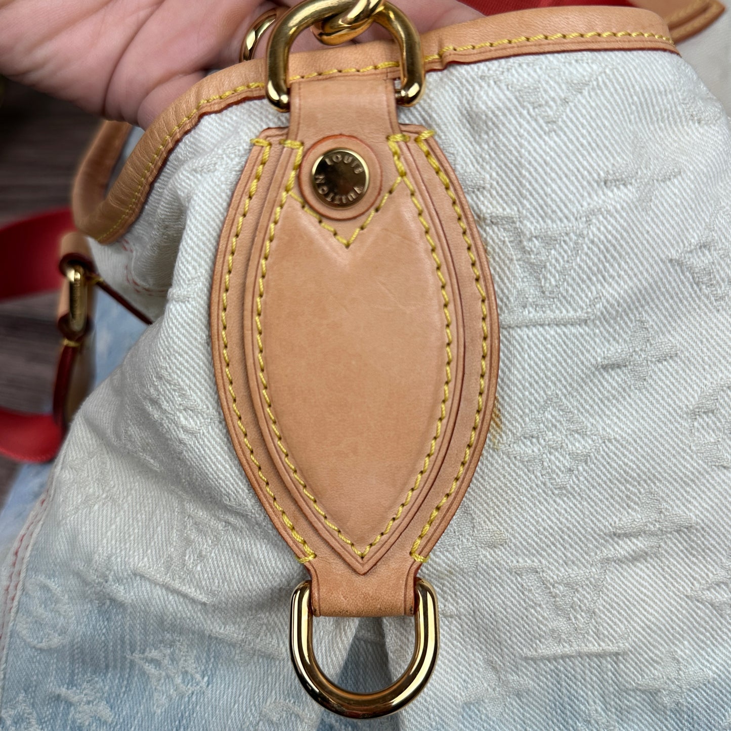Louis Vuitton Limited Edition Blue Denim Sunlight Bag