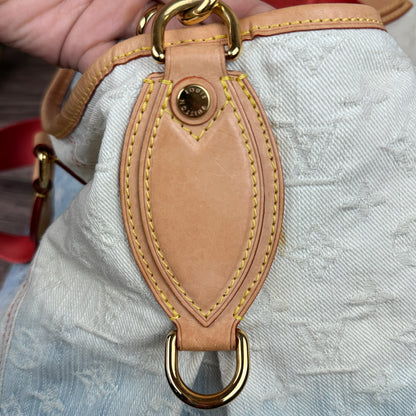 Louis Vuitton Limited Edition Blue Denim Sunlight Bag