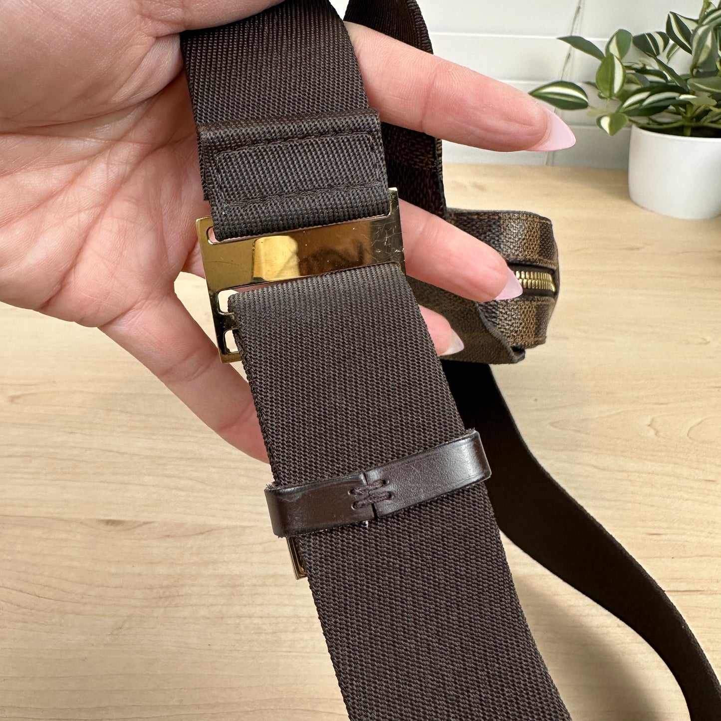 Louis Vuitton Geronimos Damier Ebene Sling Bag