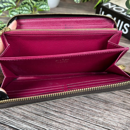 Louis Vuitton Monogram Zippy Wallet Fuchsia
