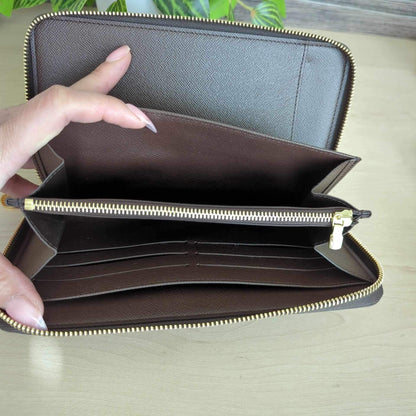 Louis Vuitton XL Zippy Organizer Damier Ebene