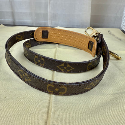 Monogram Canvas Shoulder Strap with Comfort Pad