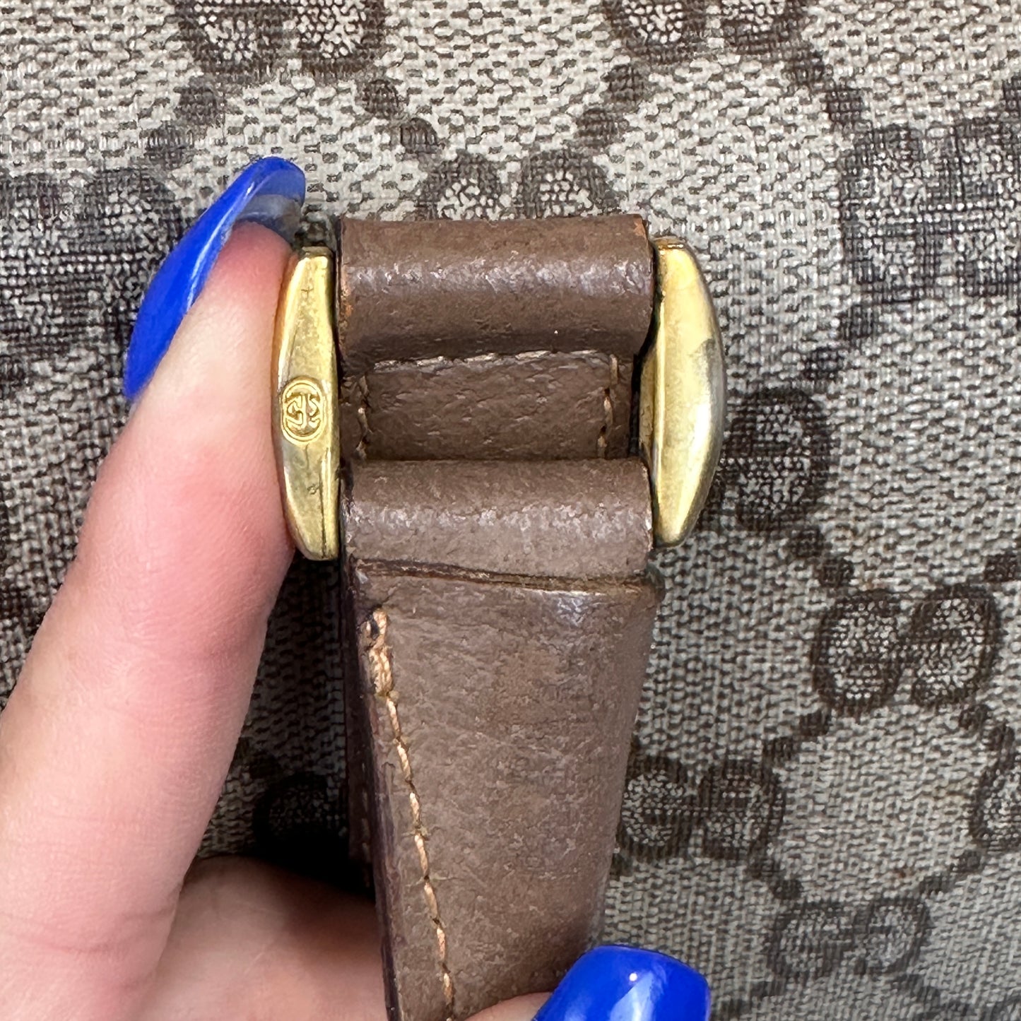 Gucci Vintage GG Boston Bag