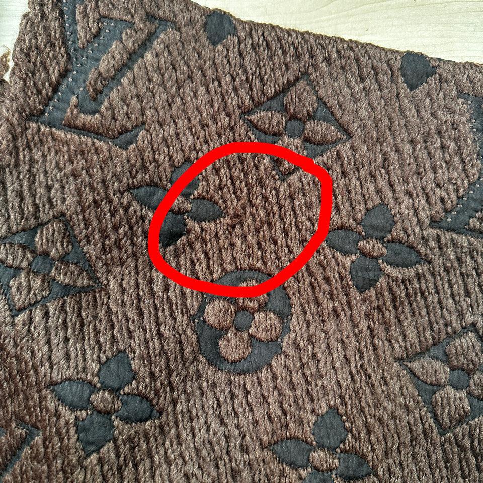 Louis Vuitton Logomania Scarf Brown