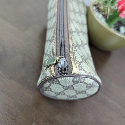 Vintage GG Monogram Cylinder Pouch