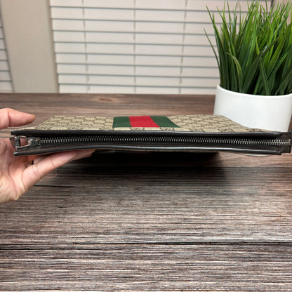 Gucci GG Supreme Monogram Web Cosmetic Case