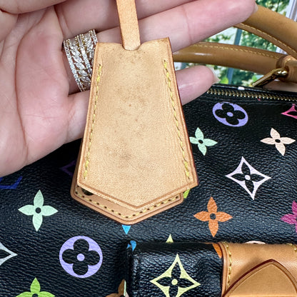 Louis Vuitton Limited Edition Murakami Black Multicolor Speedy 30