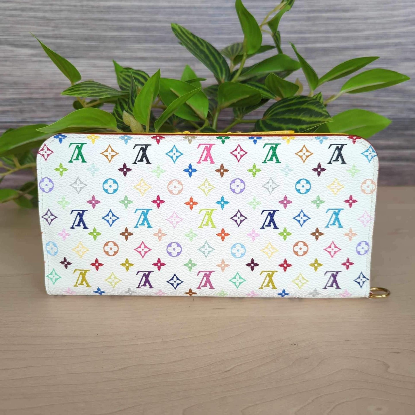 Louis Vuitton Insolite Wallet White Multicolor Citron