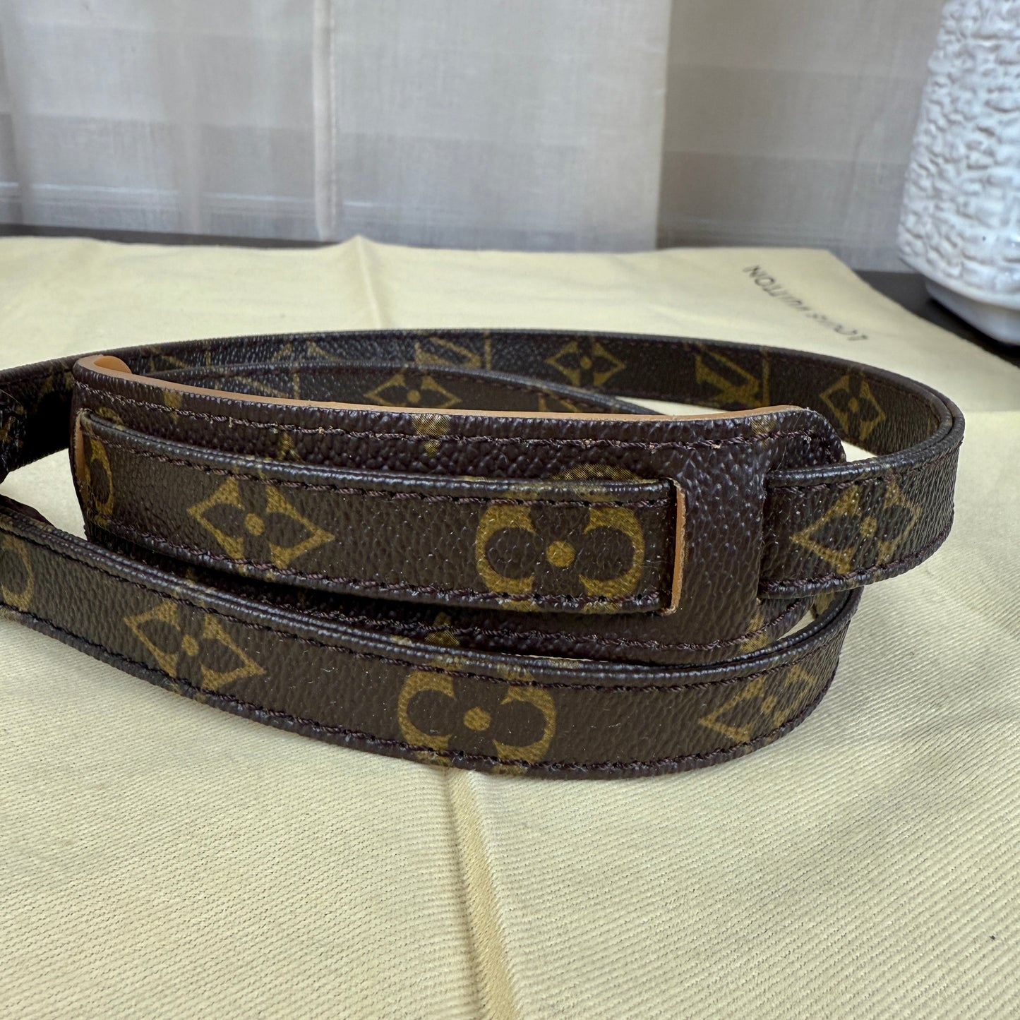 Monogram Canvas Shoulder Strap with Comfort Pad