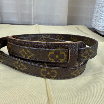 Monogram Canvas Shoulder Strap with Comfort Pad