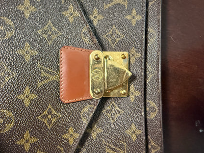 Bumble Monceau 28 w/Monogram Canvas Shoulder Strap with Comfort Pad