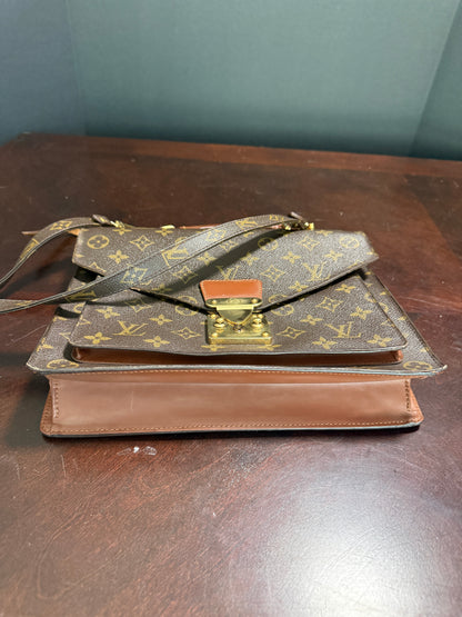 Bumble Monceau 28 w/Monogram Canvas Shoulder Strap with Comfort Pad