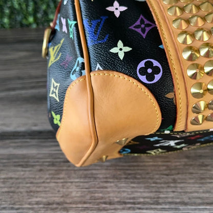 LOUIS VUITTON MONOGRAM BLACK MULTICOLOR COURTNEY MM NOIR