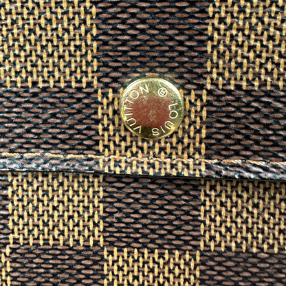 Louis Vuitton Damier Ebene Canvas Sarah Wallet