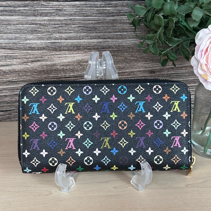 Multicolor Noir Zippy Wallet