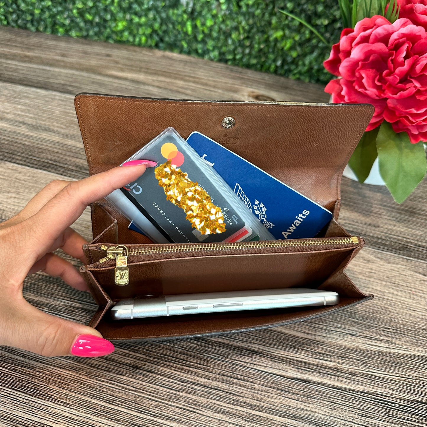 Vintage Monogram Wallet