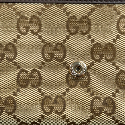 Gucci Beige GG Logo Sukey Continental Wallet