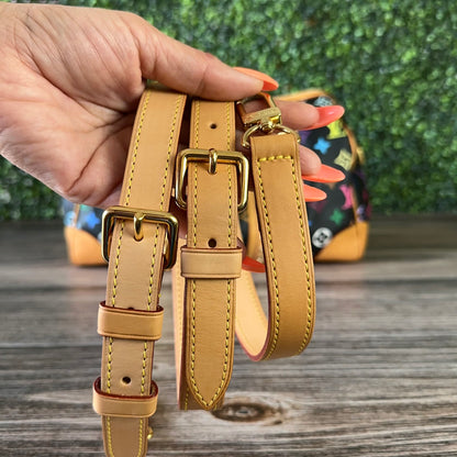 LOUIS VUITTON MONOGRAM BLACK MULTICOLOR COURTNEY MM NOIR
