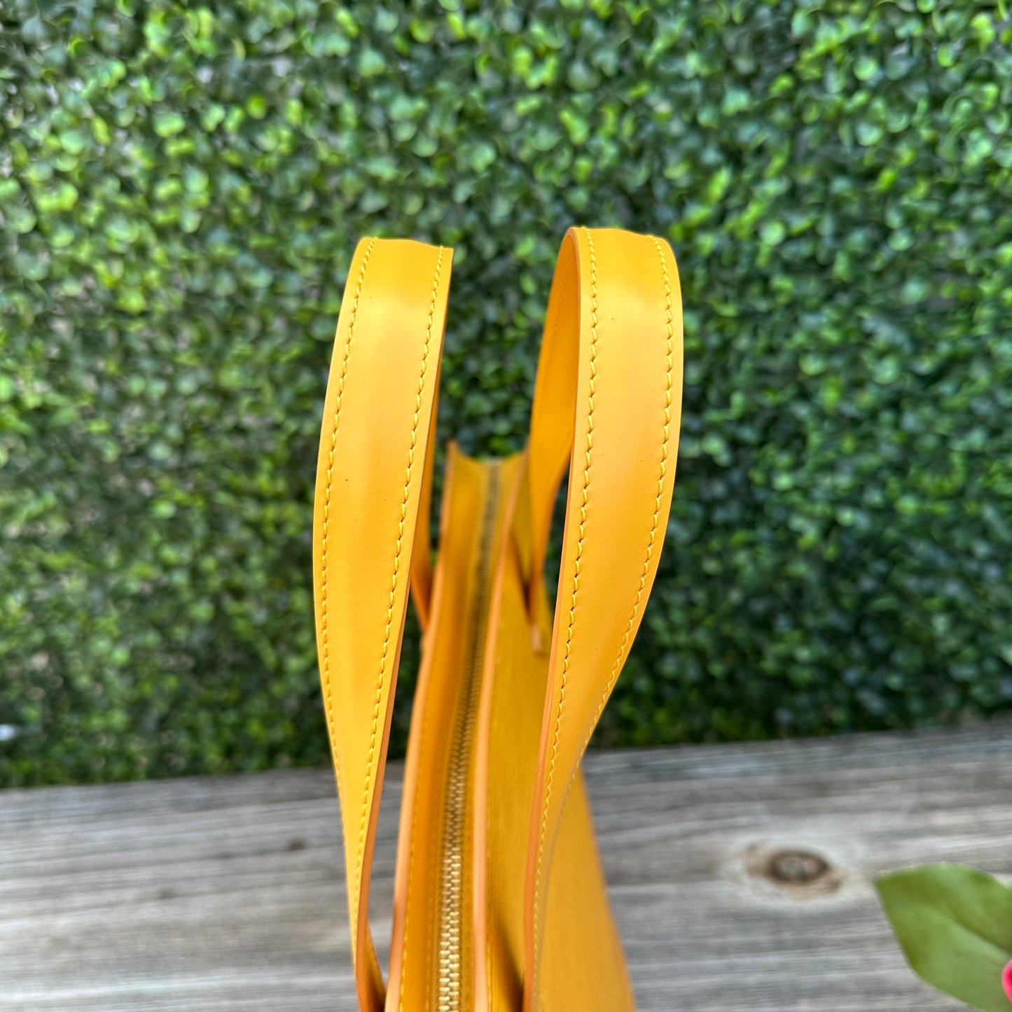 Louis Vuitton Tassil Yellow Epi Leather Saint Jacques PM