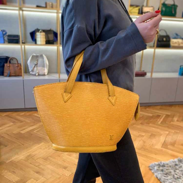 Louis Vuitton Tassil Yellow Epi Leather Saint Jacques PM