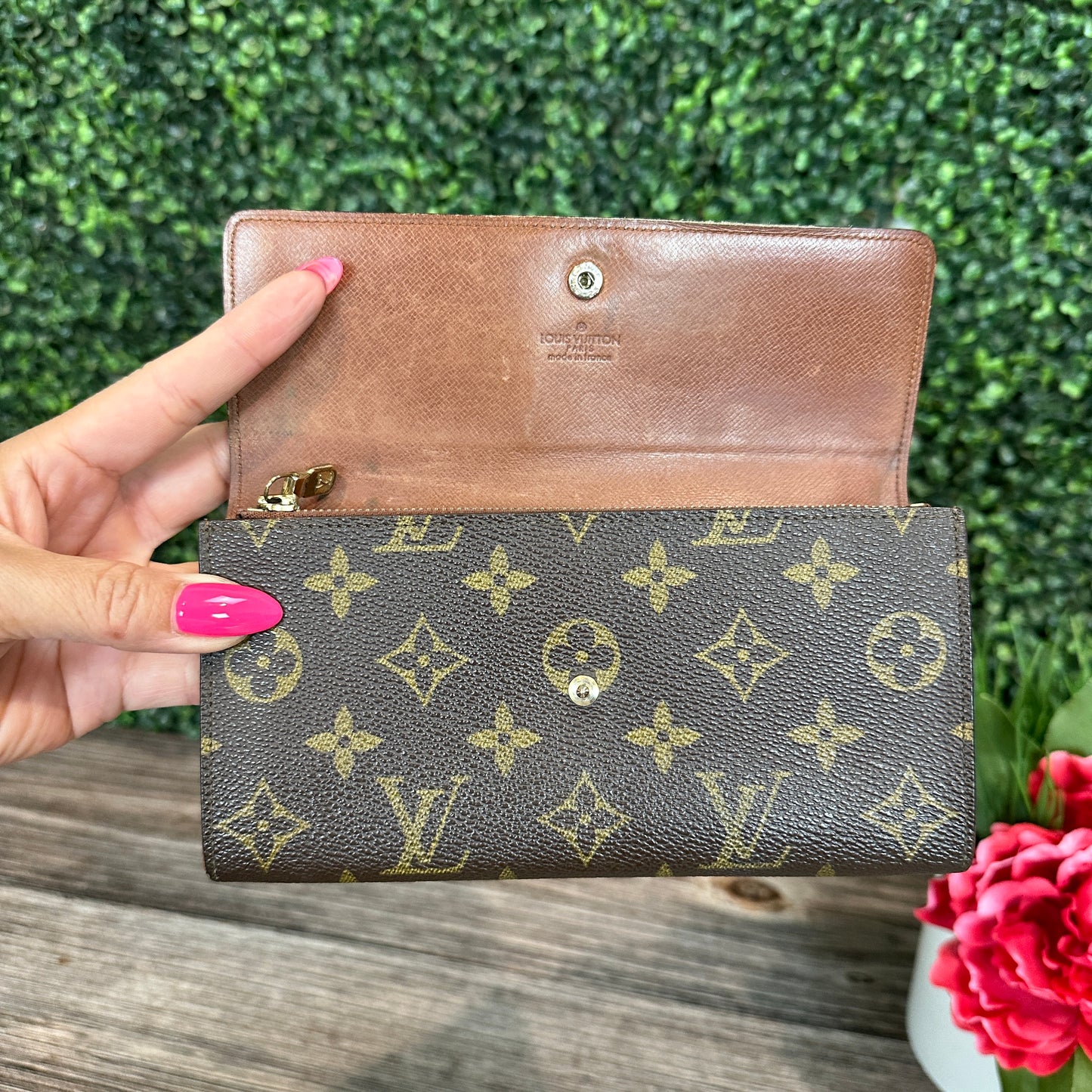 Vintage Monogram Wallet