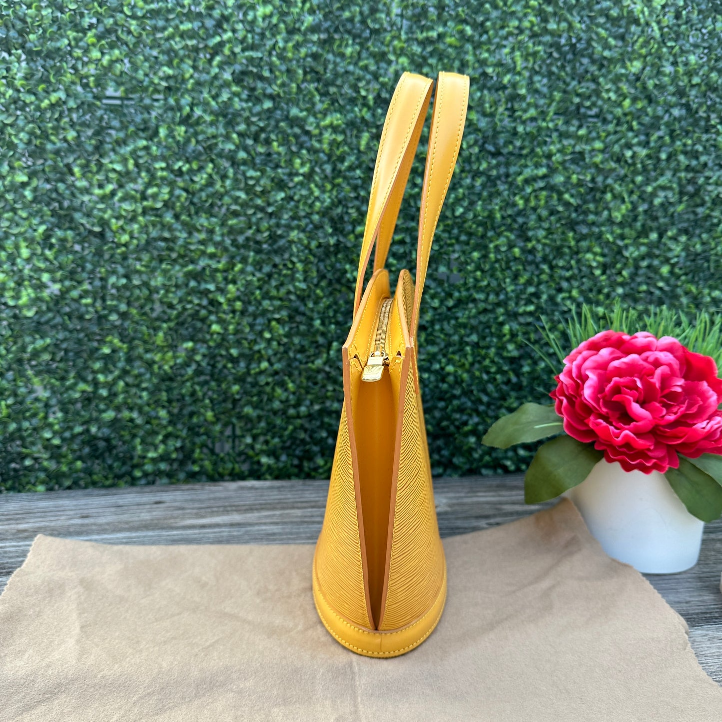 Louis Vuitton Tassil Yellow Epi Leather Saint Jacques PM
