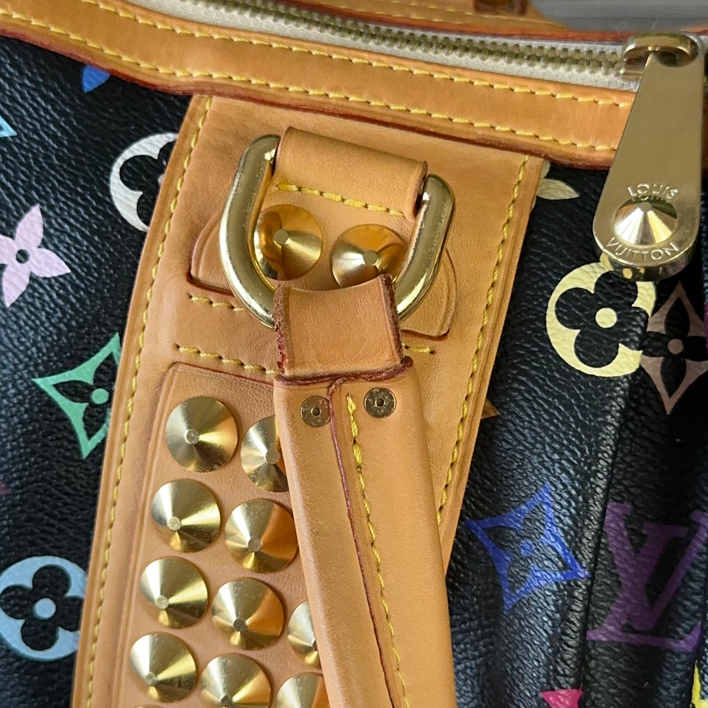 LOUIS VUITTON MONOGRAM BLACK MULTICOLOR COURTNEY MM NOIR