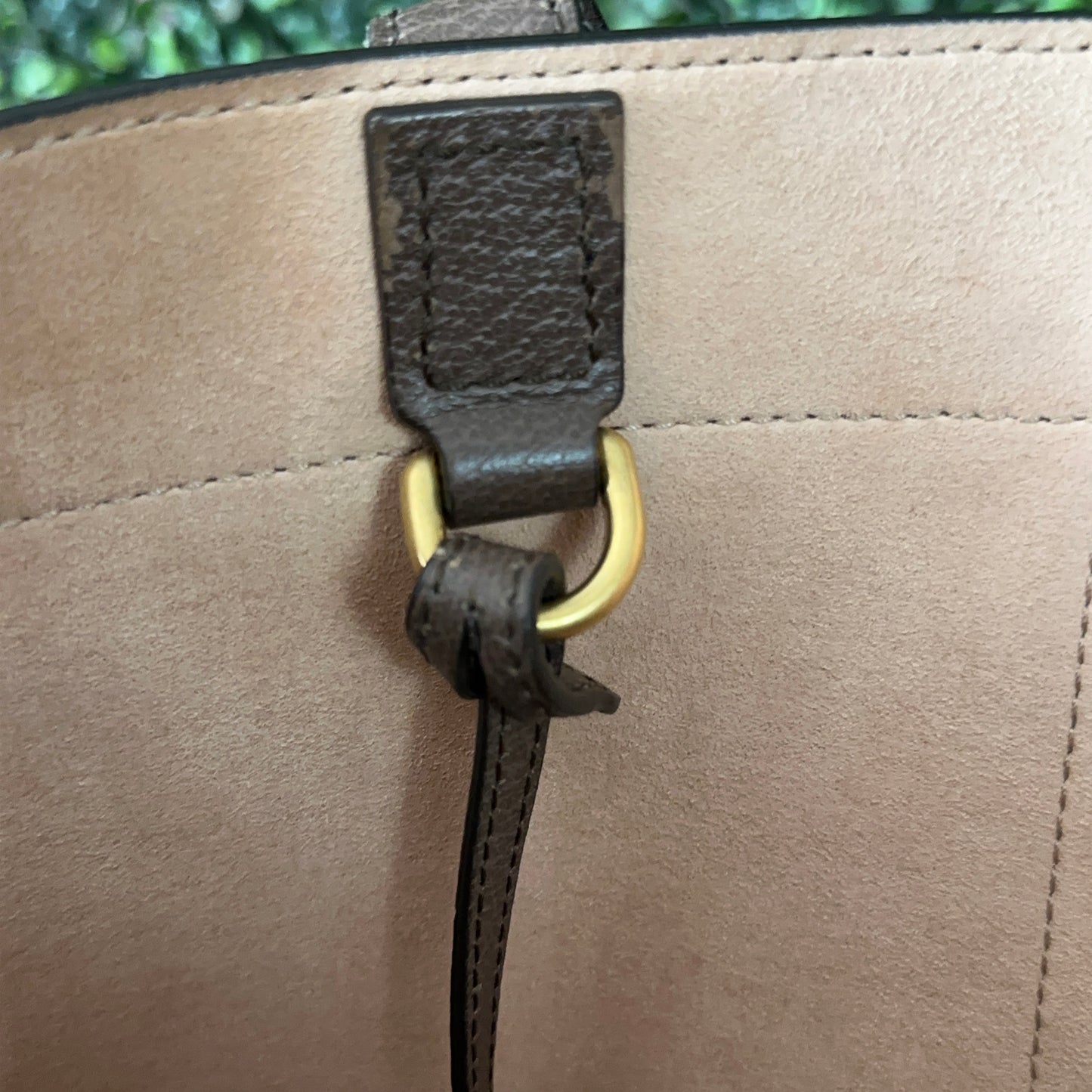 GUCCI OPHIDIA SUPREME MONOGRAM WEB TOTE WITH REMOVABLE POUCH