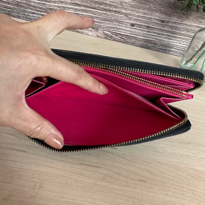 Multicolor Noir Zippy Wallet