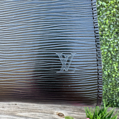 Louis Vuitton Black Epi Pochette Accessories