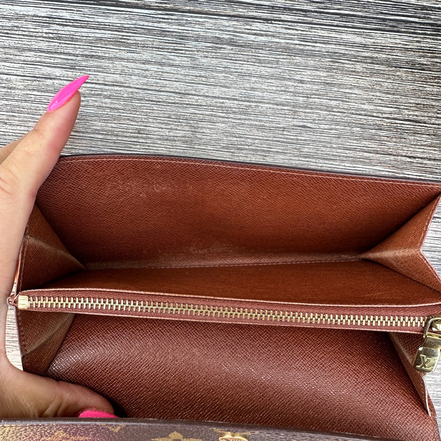 Louis Vuitton Vintage Sarah Wallet Monogram