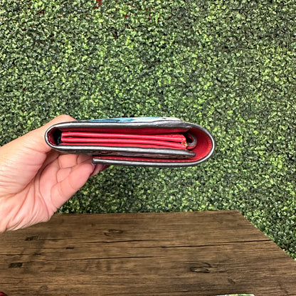 Gucci GG Supreme/Blue Blooms Long Continental Wallet