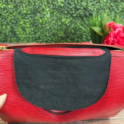Louis Vuitton Red Epi Speedy 25