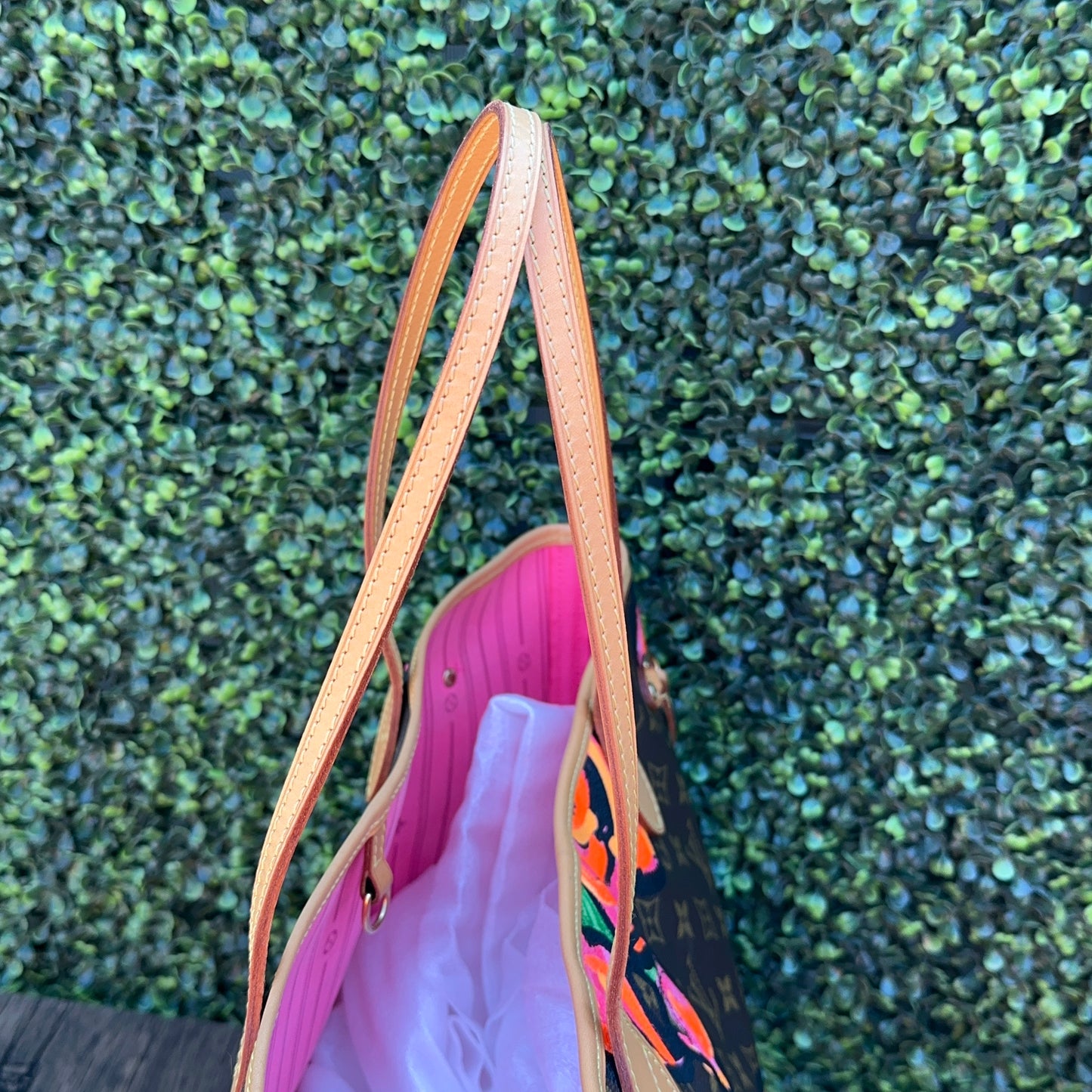 Limited Edition Stephen Sprouse Monogram Roses Neverfull MM Bag