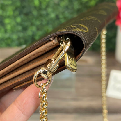 Louis Vuitton Sarah Wallet on Chain