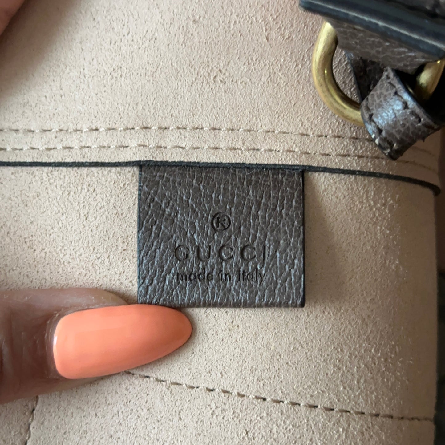 GUCCI OPHIDIA SUPREME MONOGRAM WEB TOTE WITH REMOVABLE POUCH